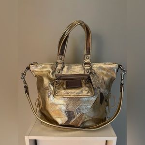 Gold Coach Bag